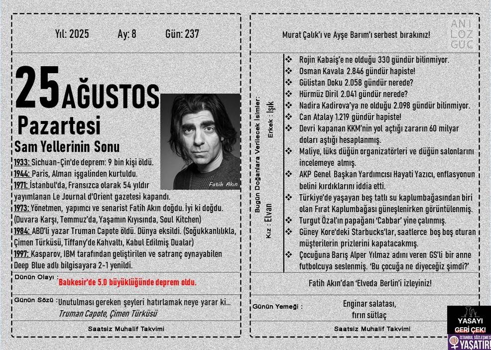 Sam Yellerinin Sonu 1